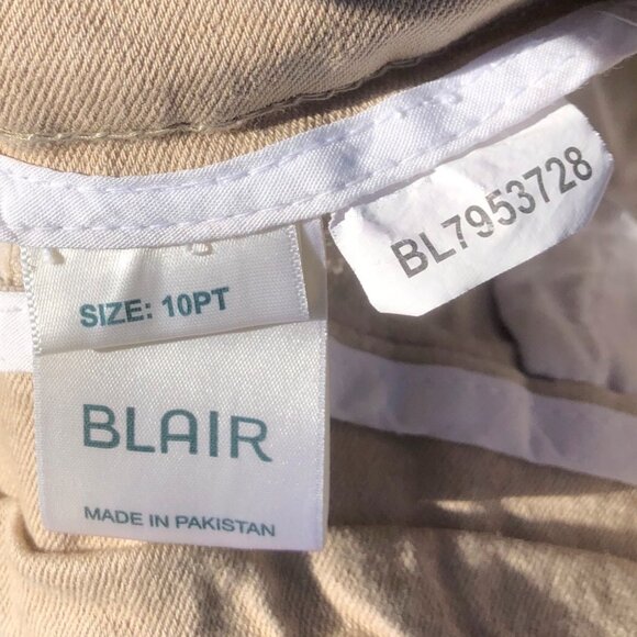 Blair Women’s Petite Cream Stretch Pull-On Skinny Jeans, 10 - Picture 3 of 4